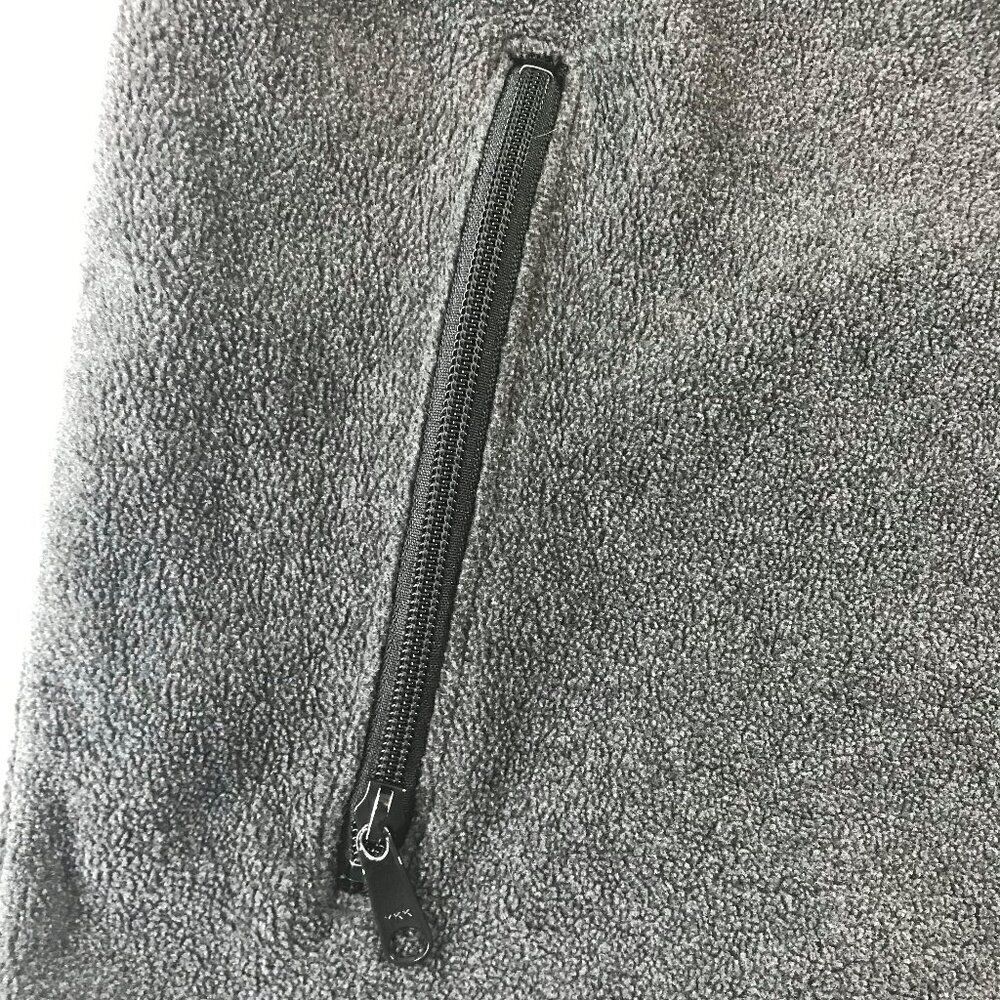 Columbia Men Medium Gray Fleece Full Zip Vest - Picture 2 of 8